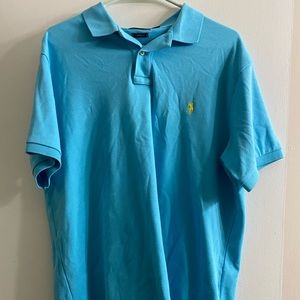 Ralph Lauren polo light blue in size large
